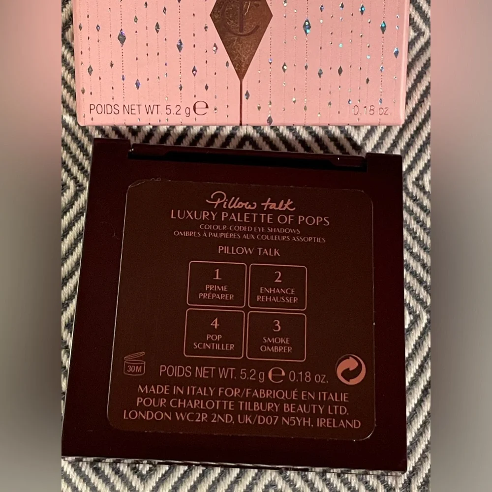 Charlotte Tilbury | Luxury Palette Of Pops in Pillow Talk | NIB
